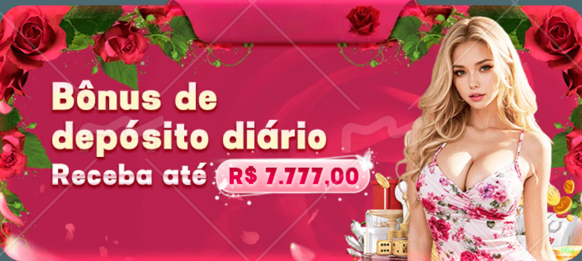 Bônus boas-vindas 96a R$100